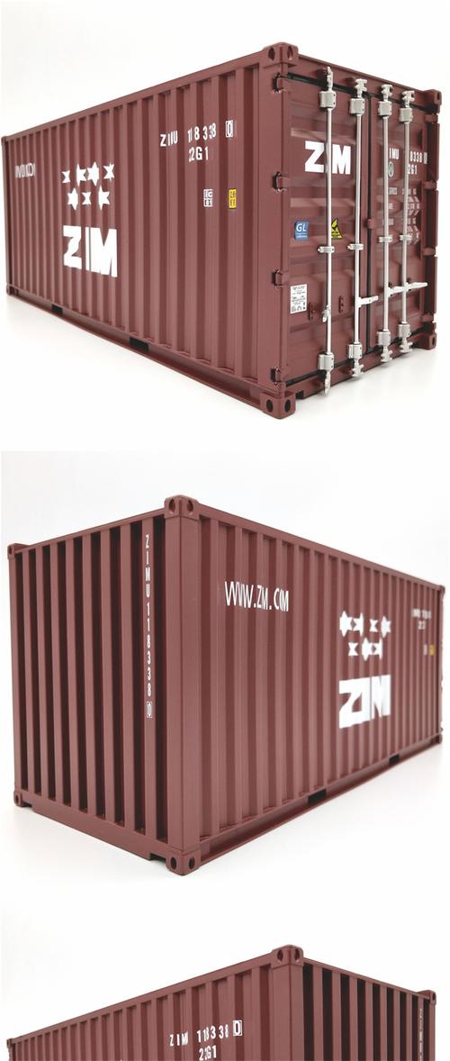 以星航运zim集装箱模型 1:20货柜模型 货代货柜模型订制订做 接受定制